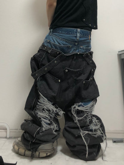 DOUBLE SKIN DENIM