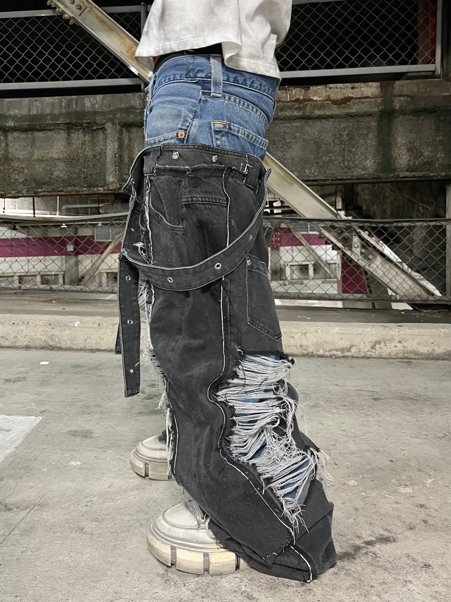 DOUBLE SKIN DENIM