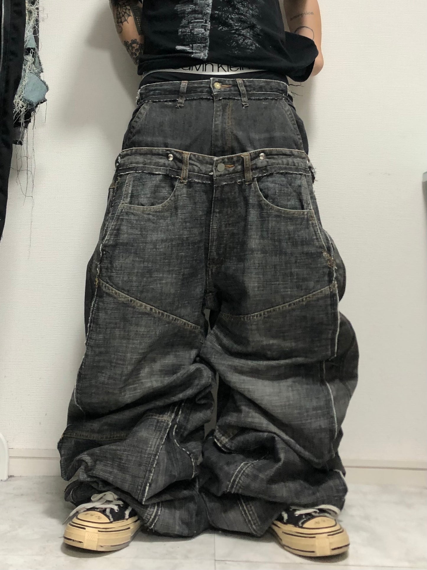 union stone denim pants