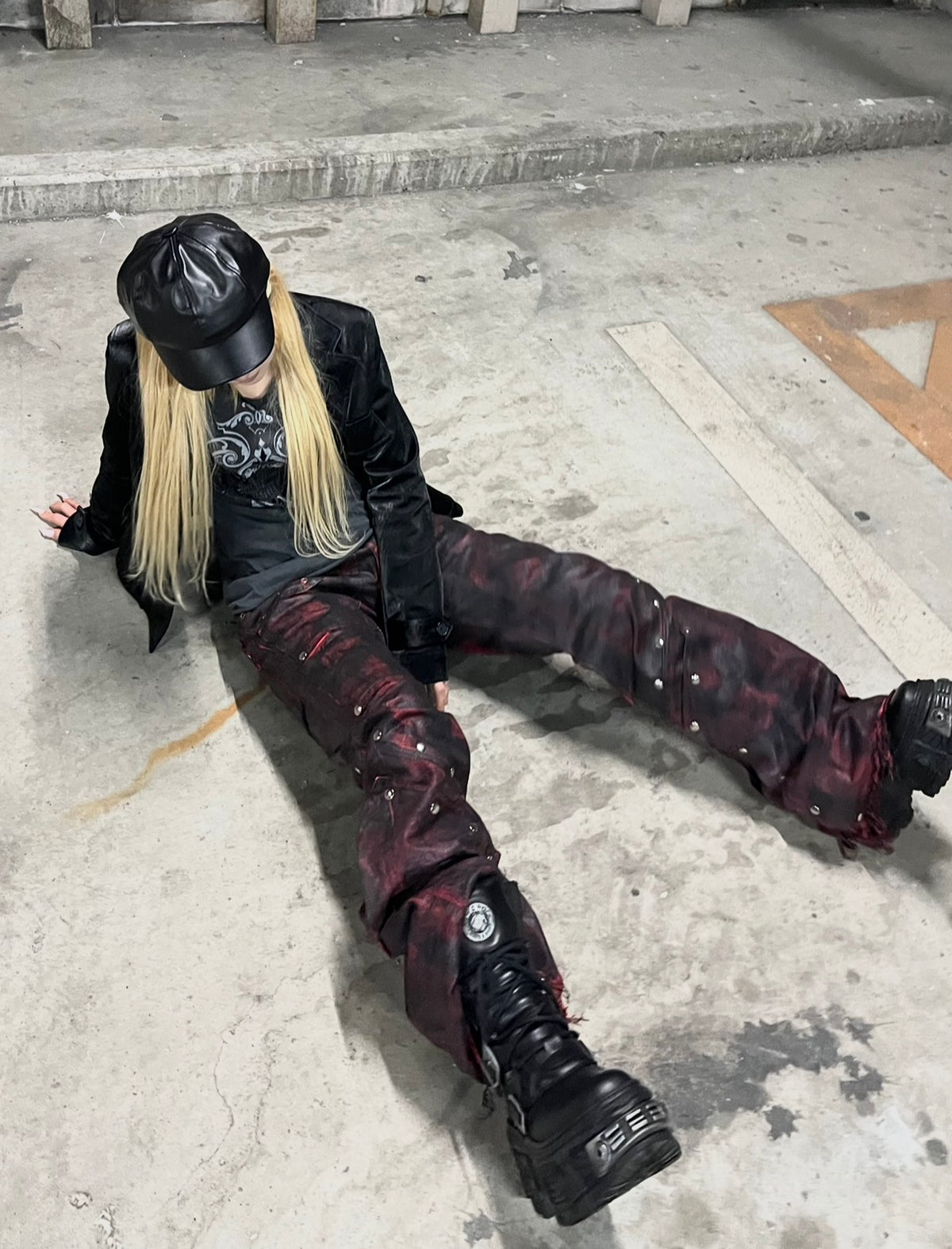 BLOOD STAIN DENIM