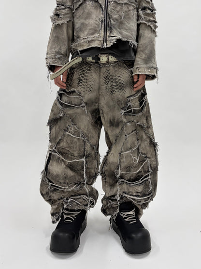 ERODED SHELL PANTS