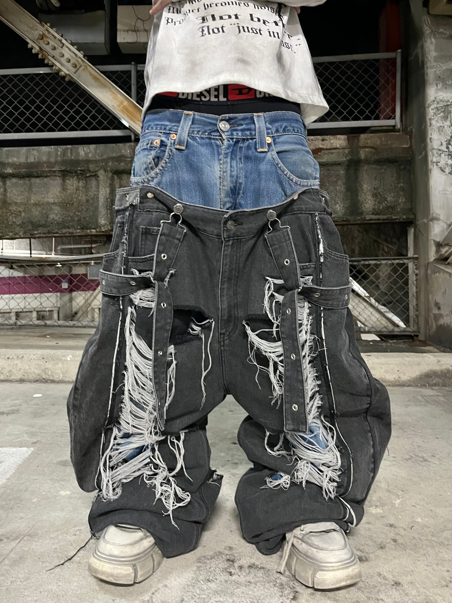 DOUBLE SKIN DENIM