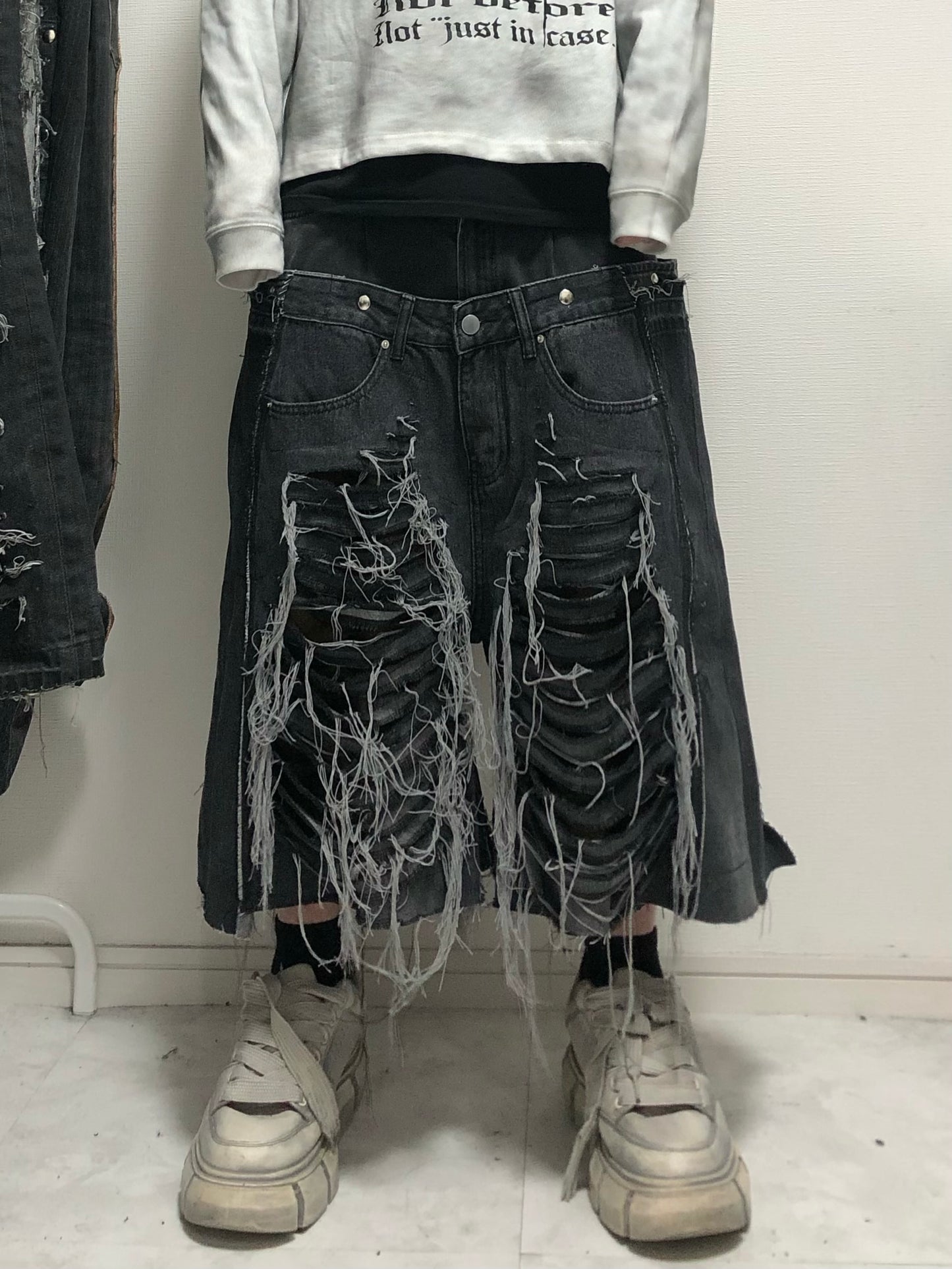 SHRED CAMO denim pants