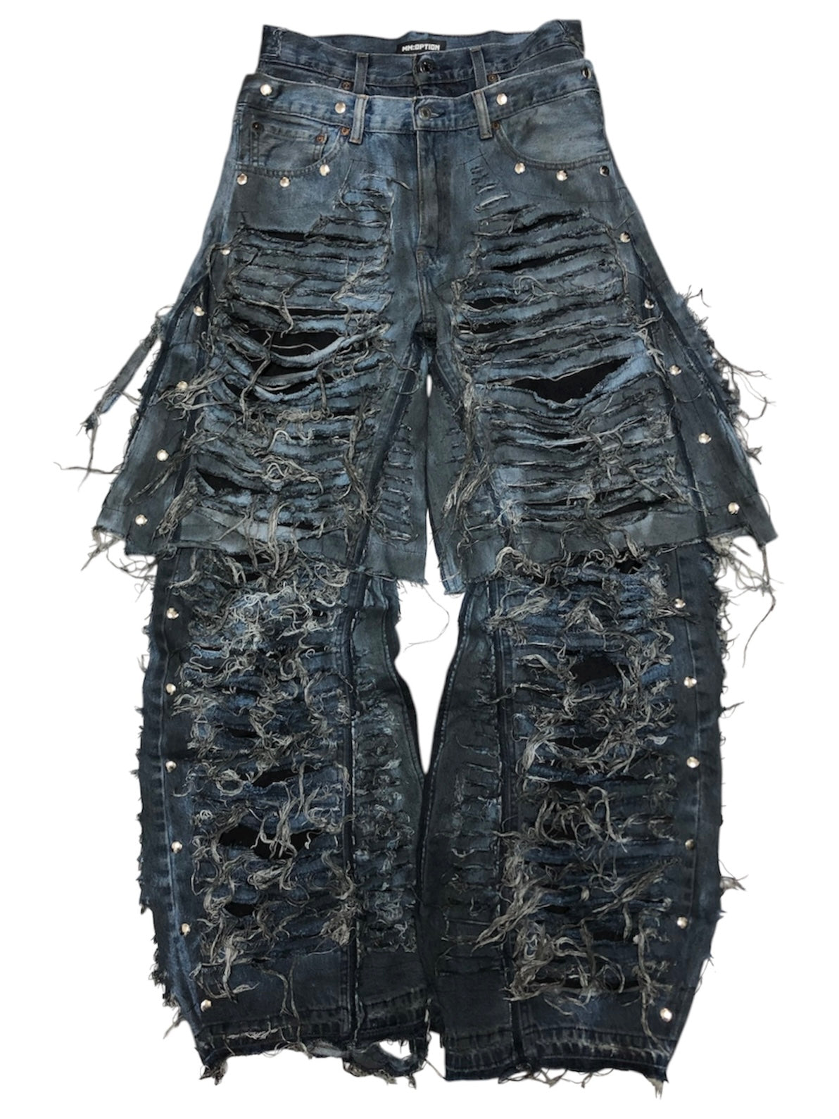 docking all damage denim pants