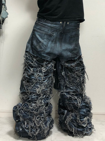 docking all damage denim pants