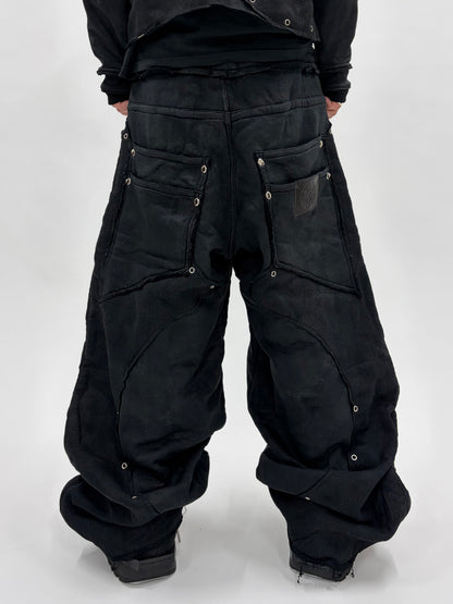 ERODED PANEL SWEAT PANTS
