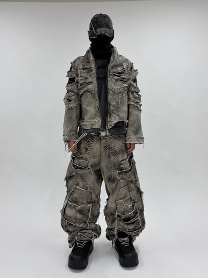 ERODED SHELL PANTS