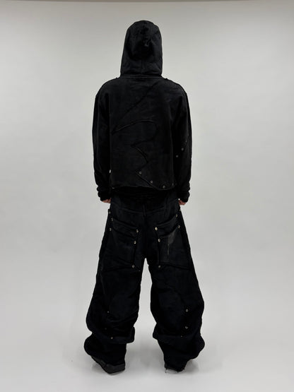ERODED PANEL SWEAT PANTS