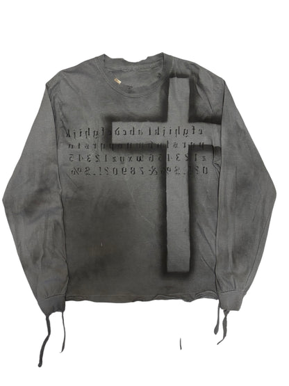 ERODED CROSSED L/S