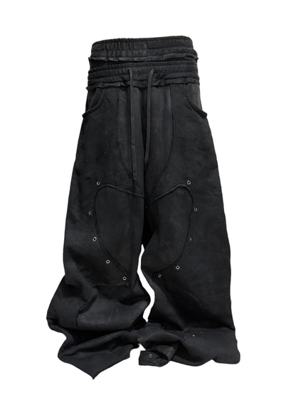 ERODED PANEL SWEAT PANTS