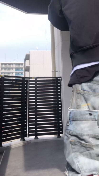 AFTERLIFE damage denim pants